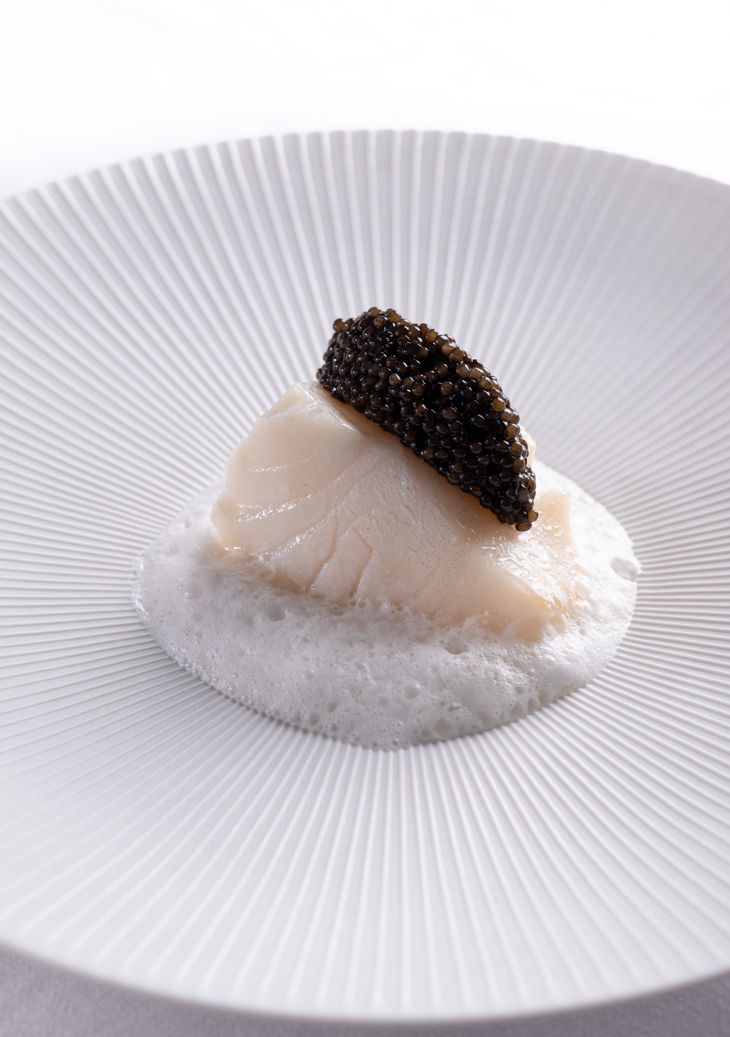 Pavé de légine et caviar