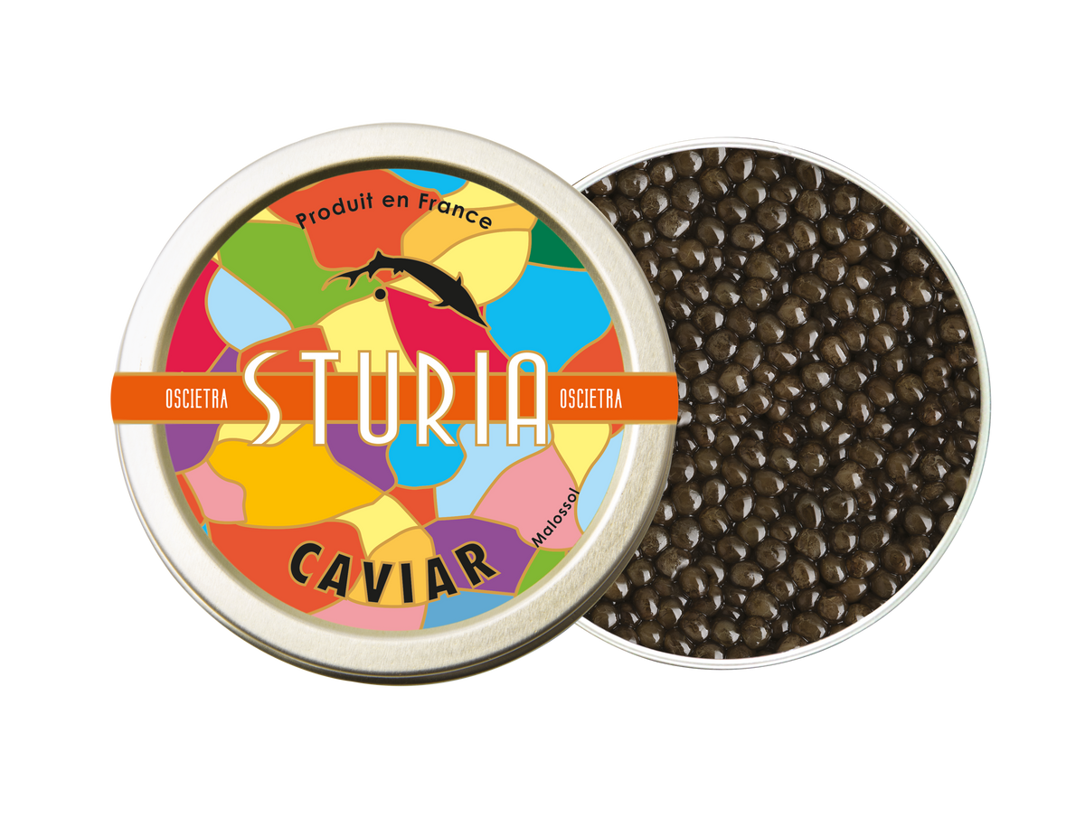 Caviar Sturia Oscietra - choix numéro 1 des connaisseurs