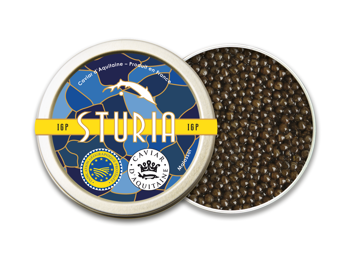 IGP Caviar d'Aquitaine : dernière nouveauté Sturia | Caviar Sturia