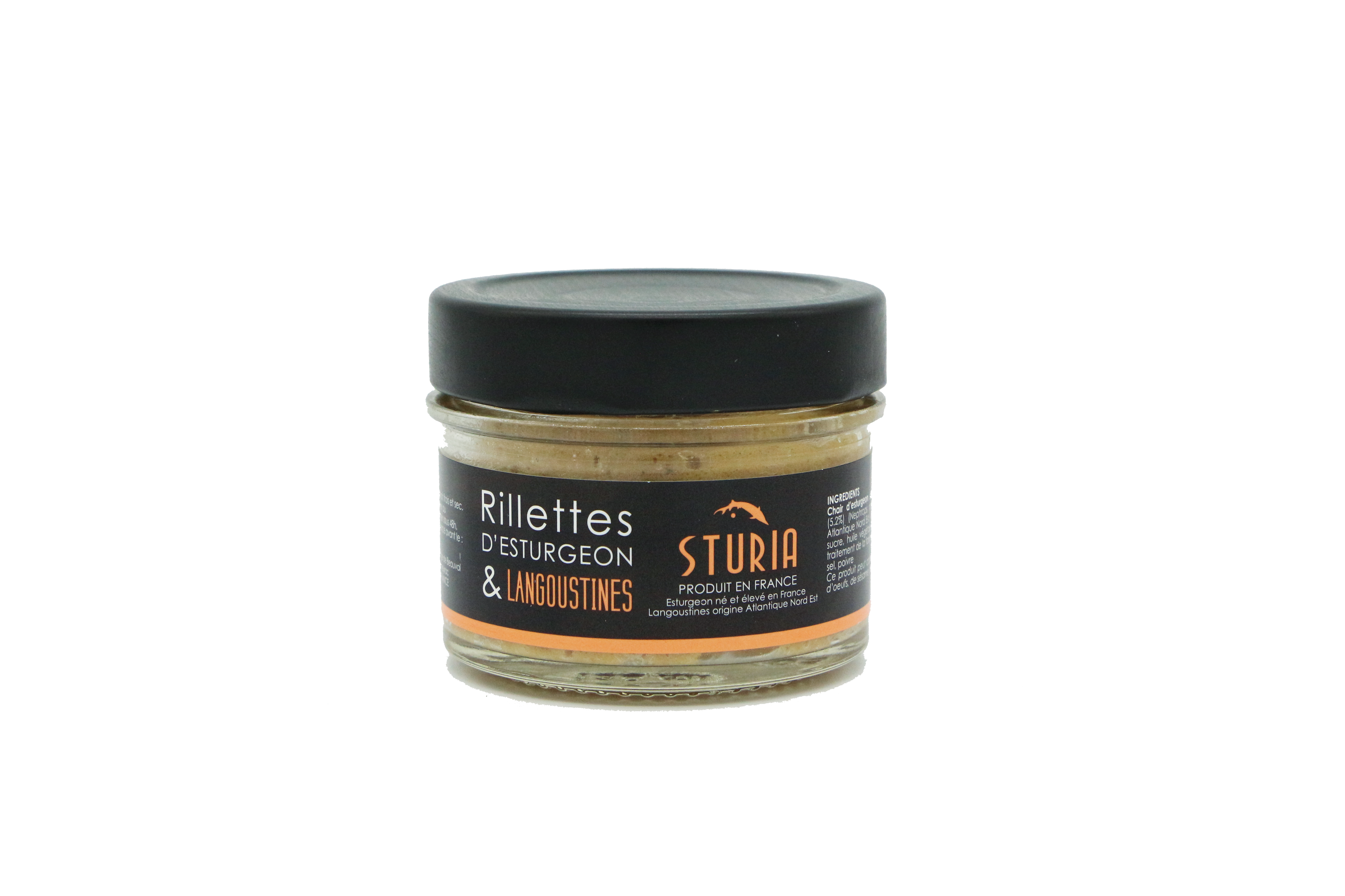Rillettes d'esturgeon et langoustine | Caviar Sturia
