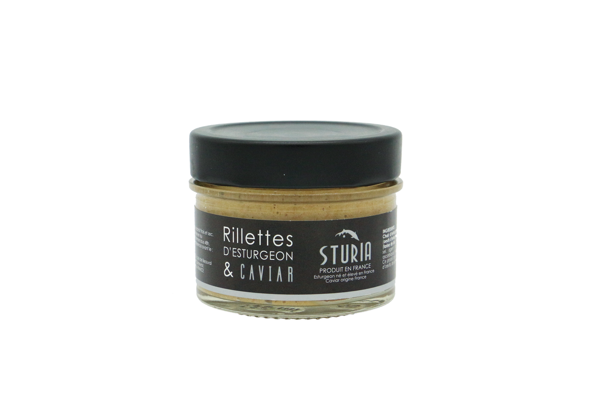 Smoked Sturgeon Rillettes Rillettes d'esturgeon et caviar | Caviar Sturia